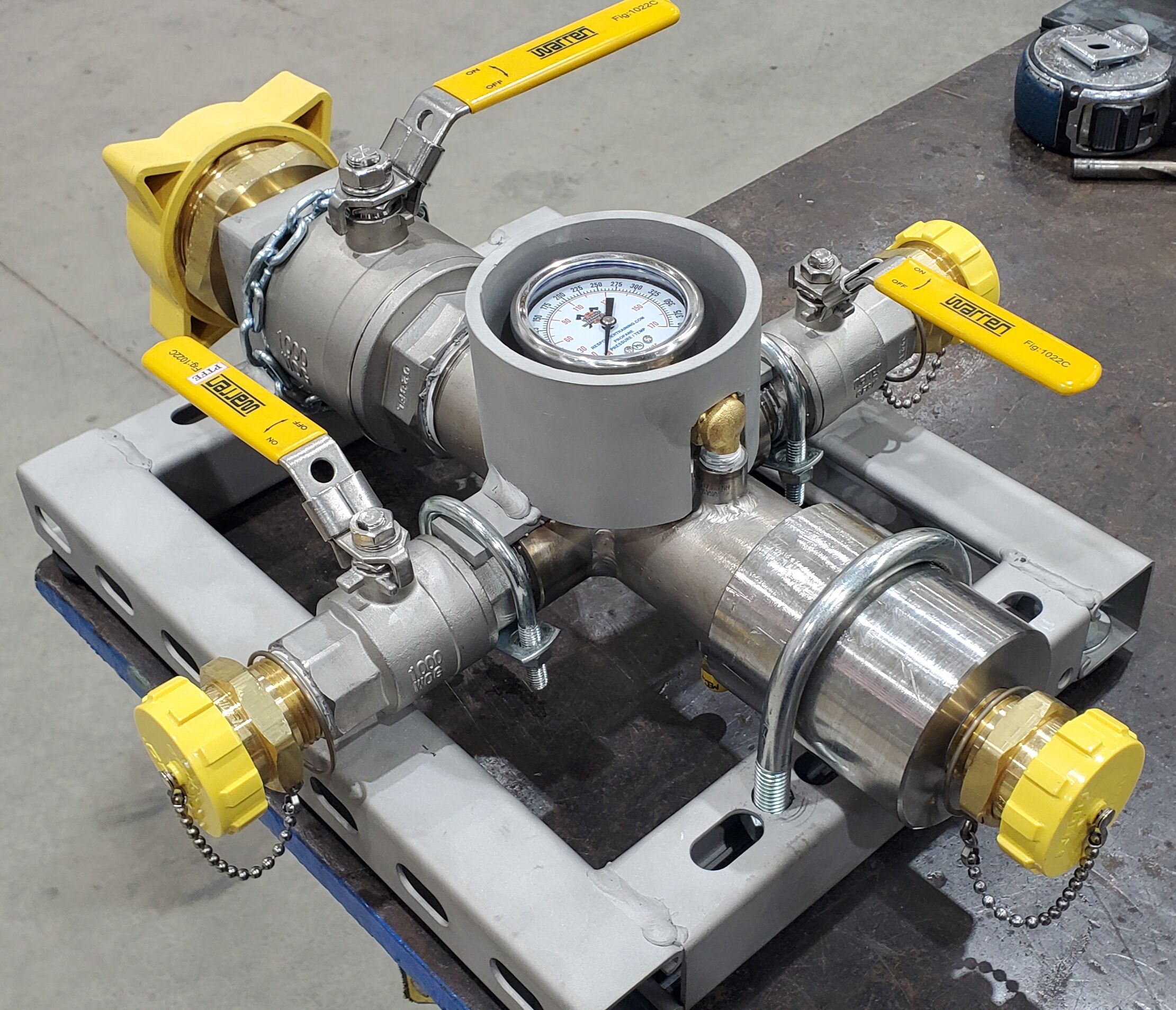 PROPANE 2-inch 3-Port manifold