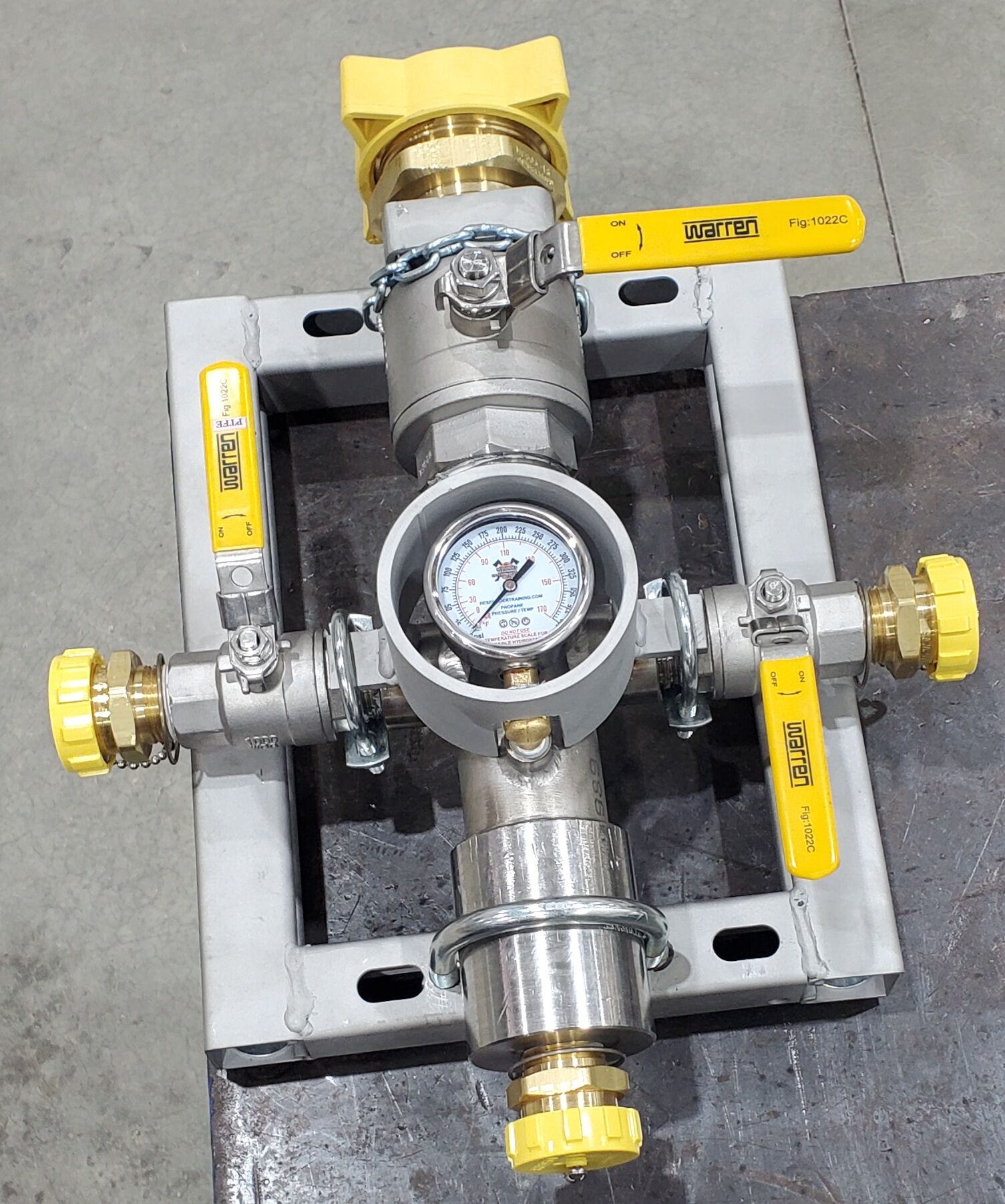 2-Inch 3-Port Propane Distribution Manifold - Image 4