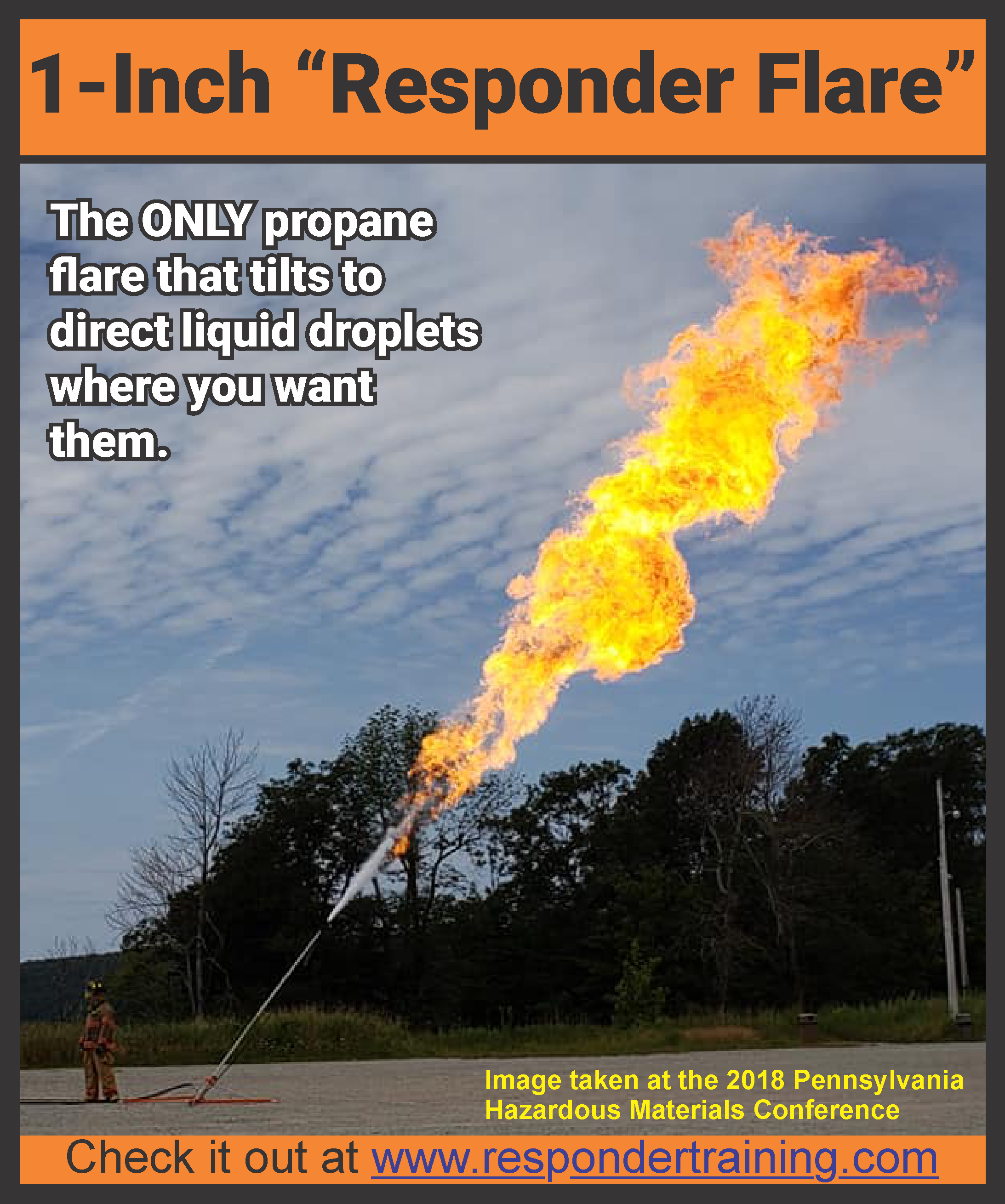 50' 1" LP HOSE COMPLETE With Male x Female ACME Connectors - Image 2