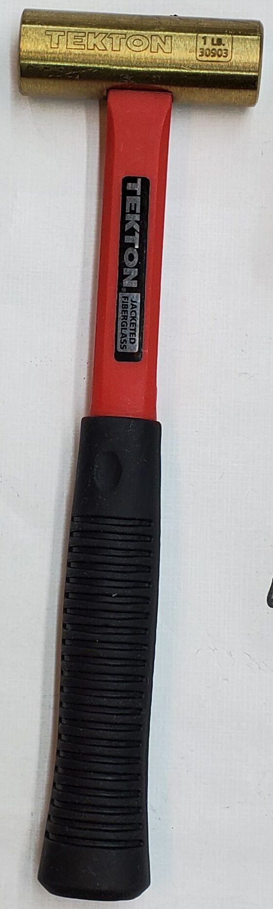 16 oz. Jacketed Fiberglass Brass Hammer