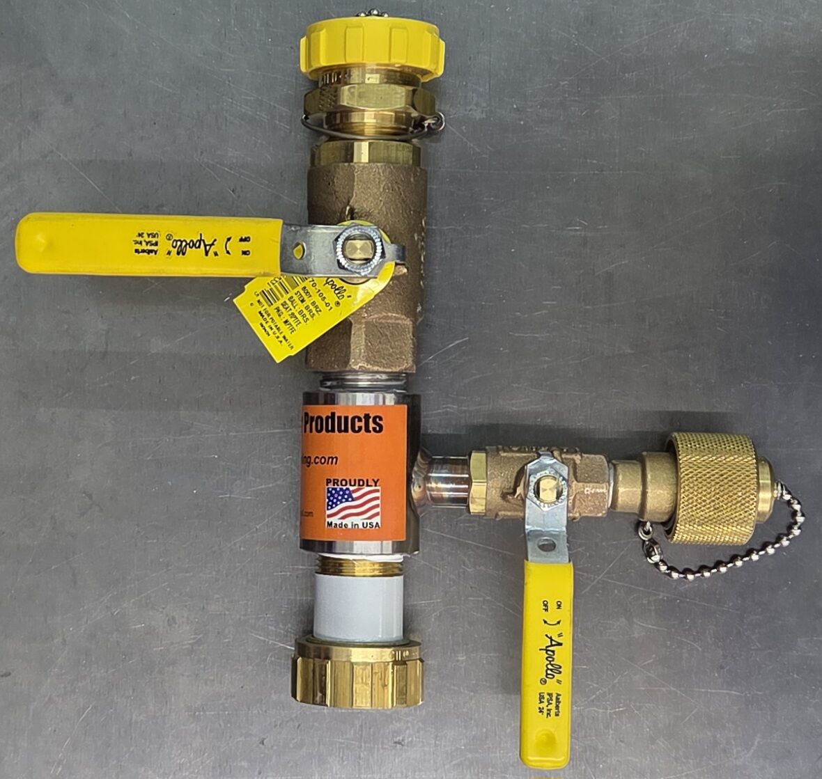 In Line Regulator Port and Flow Control Valve